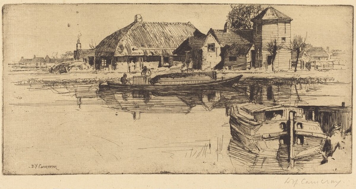 A Dutch Farm by David Young Cameron