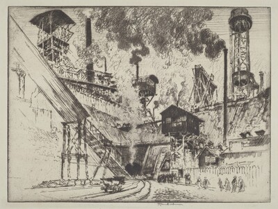 Mouth of the Mine, Ruhrort near Oberhausen