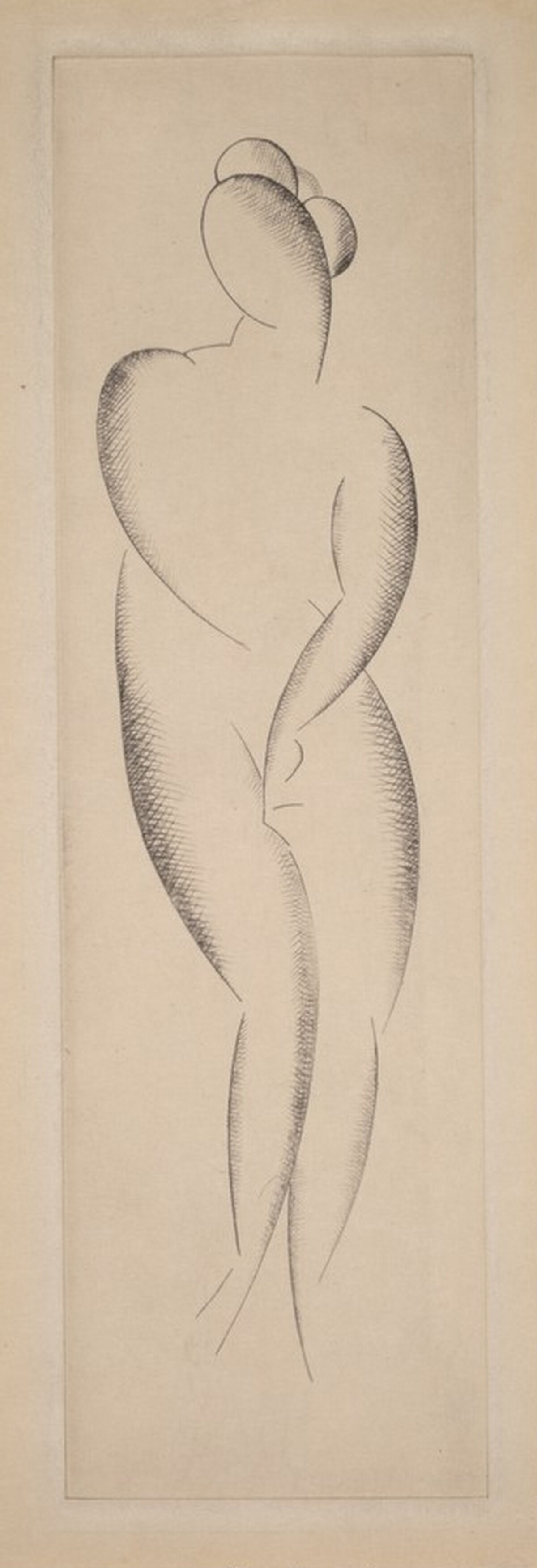 Untitled (Female Nude Standing) by Elie Nadelman