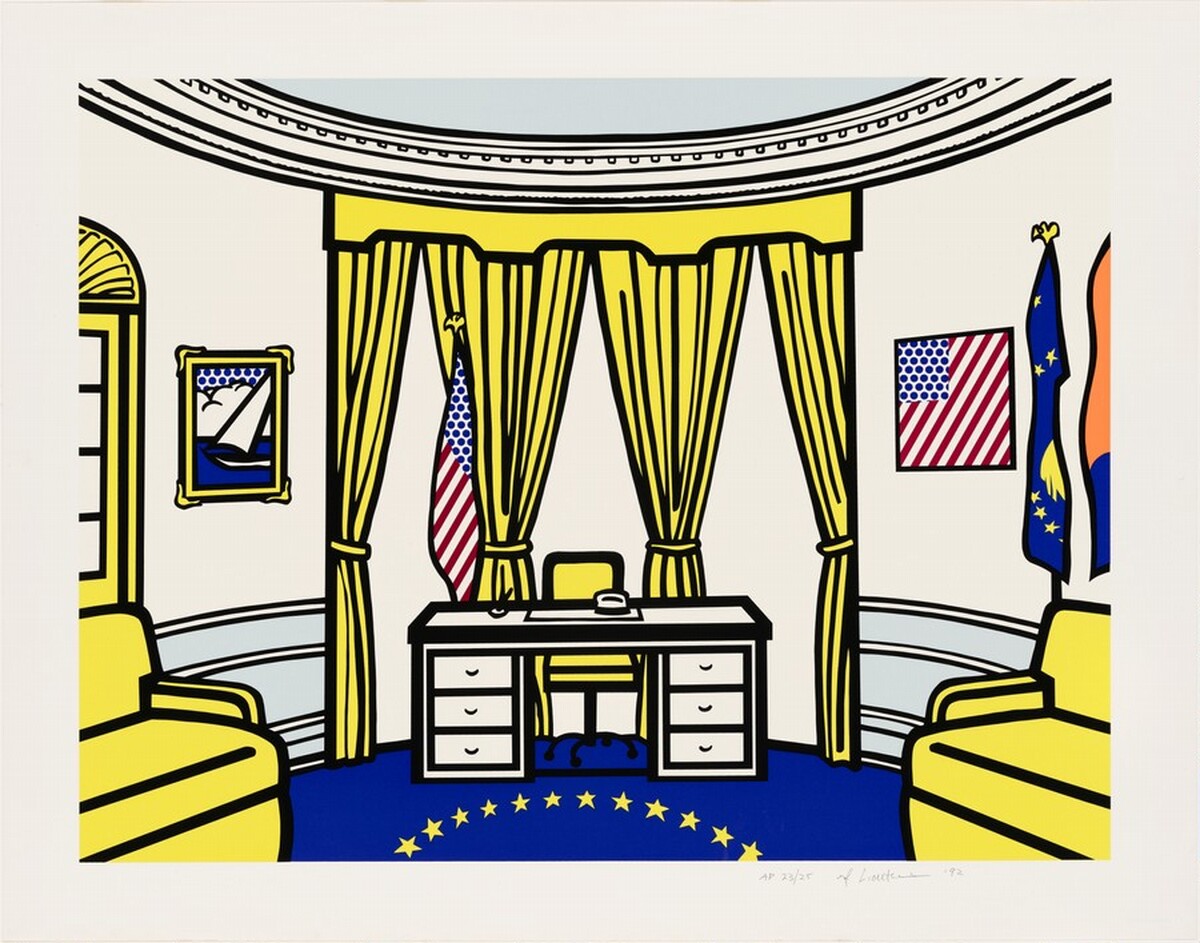 The Oval Office by Roy Lichtenstein