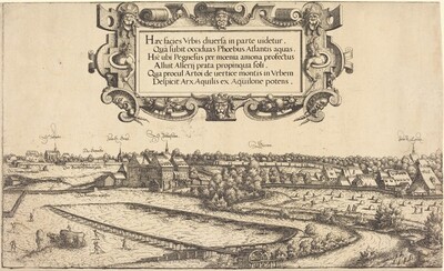 View of Nuremberg from the West [left section]