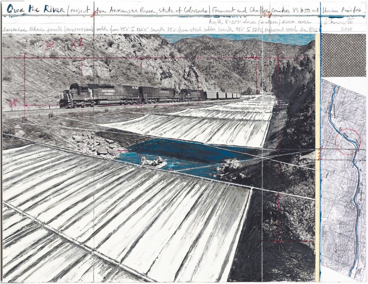 Over the River, Project for Arkansas River, State of Colorado by Christo