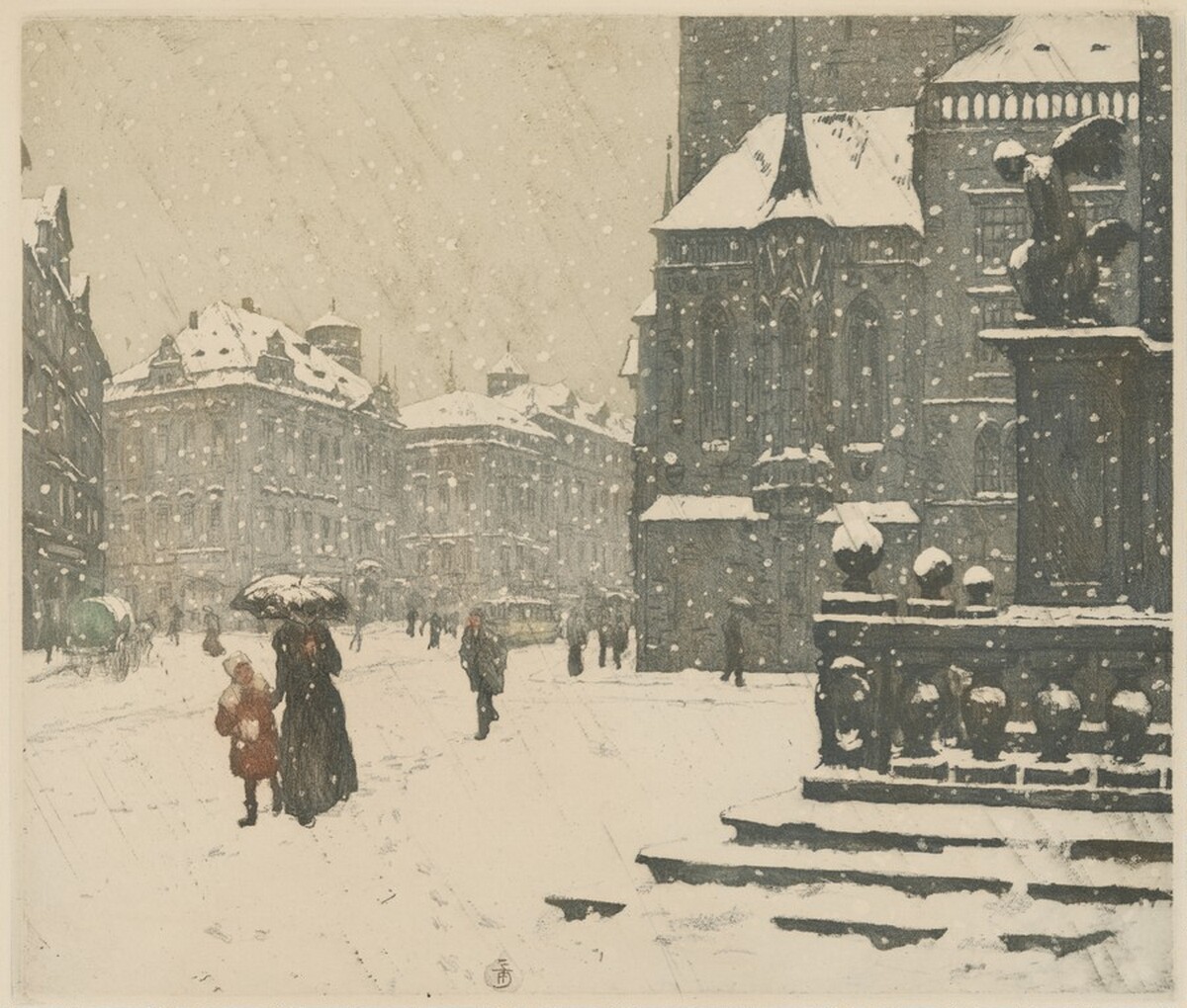 Winter in Prague by T. Frantisek Simon