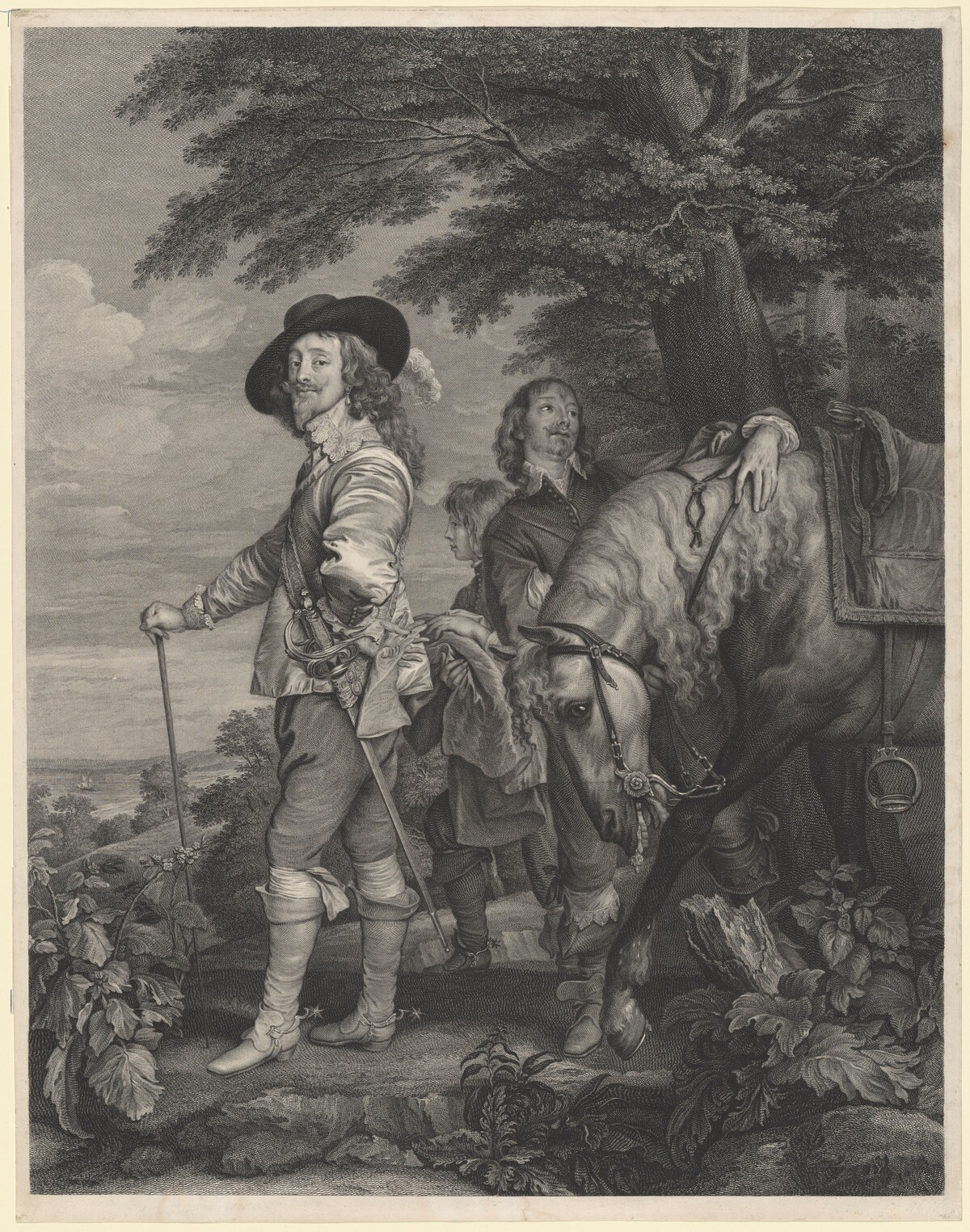 Charles I of England and the Duke of Hamilton by Sir Robert Strange