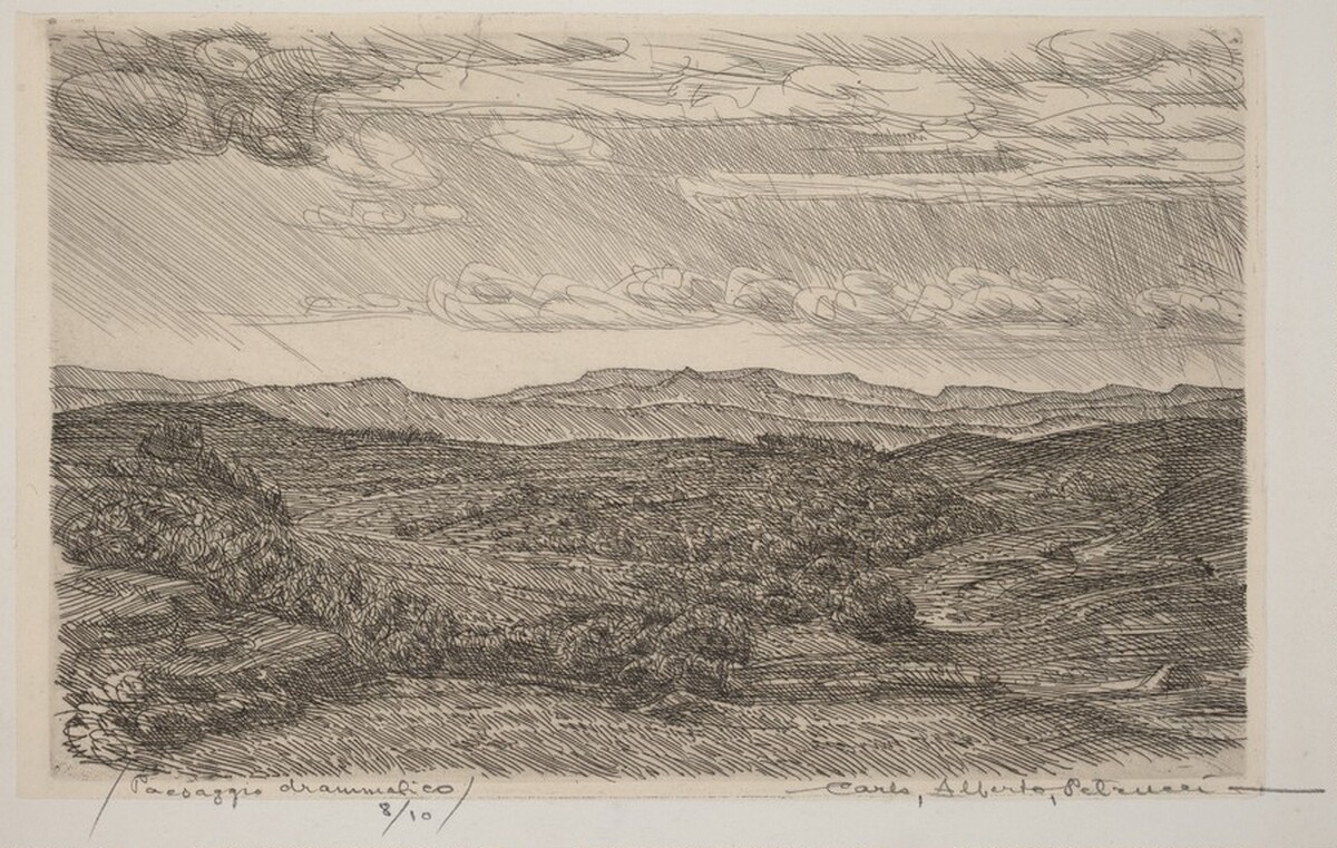 Paesaggio Drammatico by Carlo Alberto Petrucci