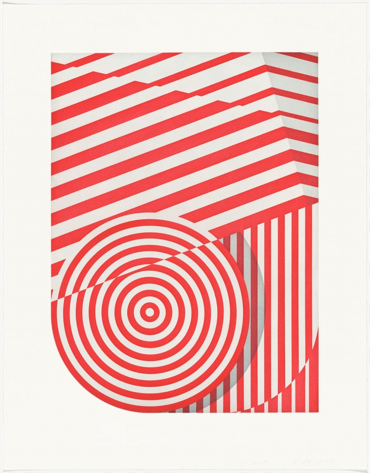 Untitled (big circle) by Tomma Abts