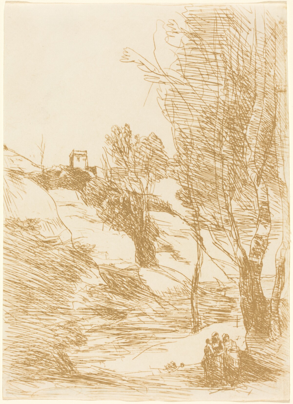 Souvenir of Salerno (Souvenir de Salerne) by Jean-Baptiste-Camille Corot