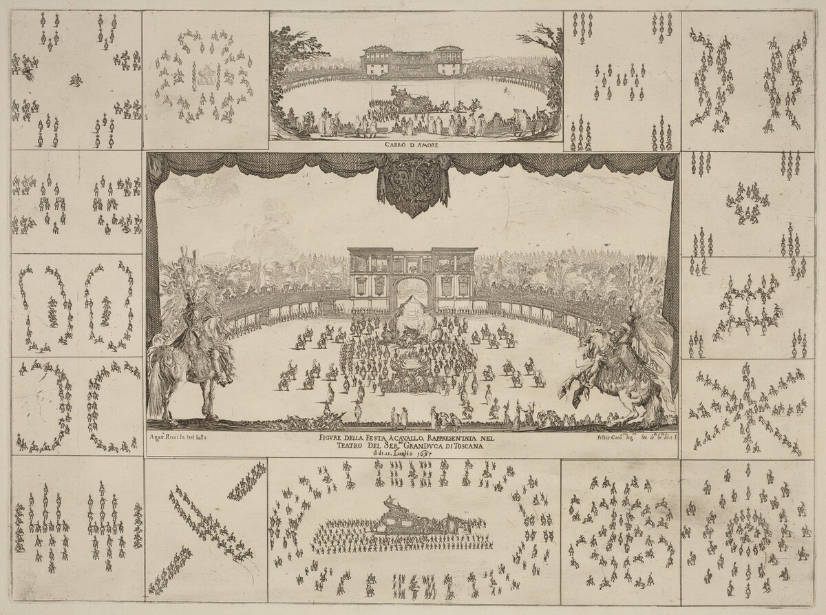 Tournament Executed in Florence for the Marriage of Grand Duke Ferdinand I by Stefano Della Bella