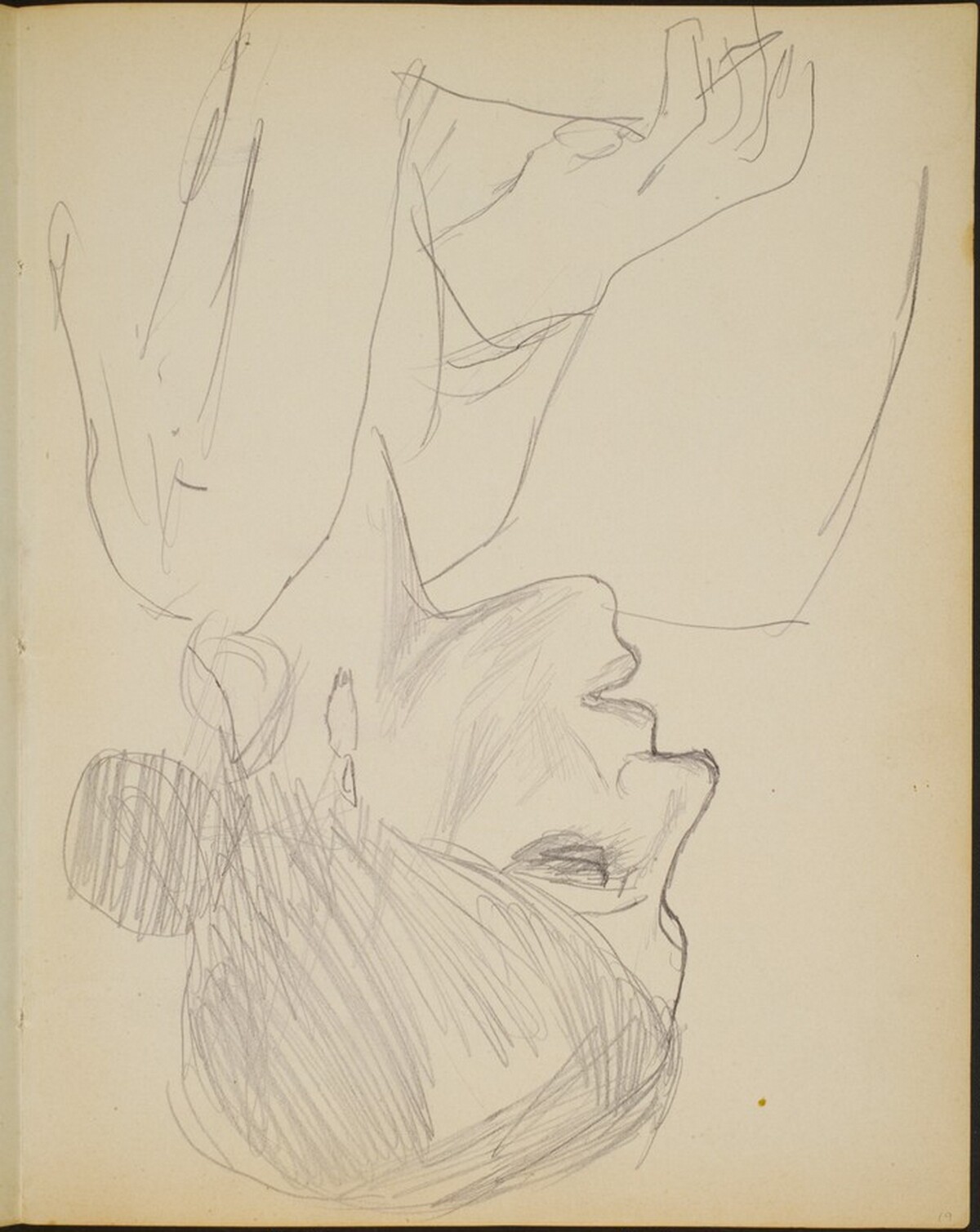 weibliche Bildnisstudie (Woman in Profile) [p. 19] by Max Beckmann