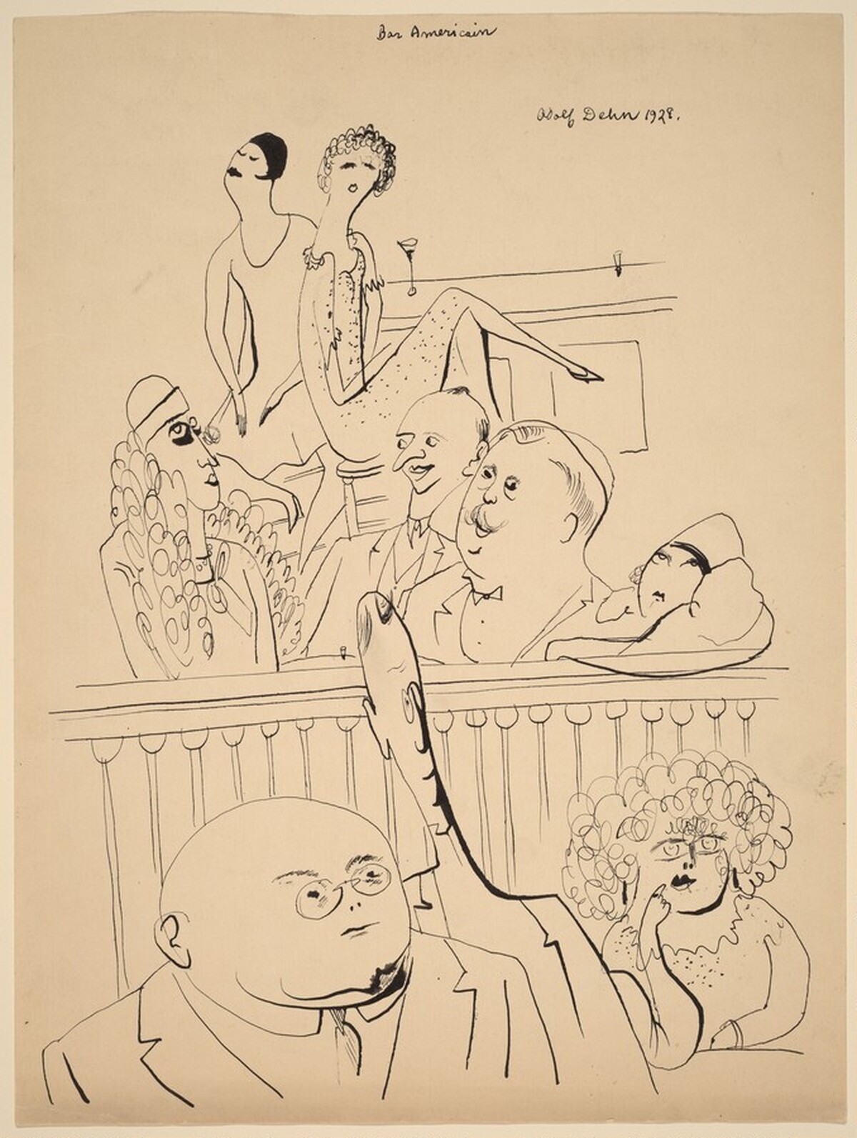 Bar Americain by Adolf Arthur Dehn
