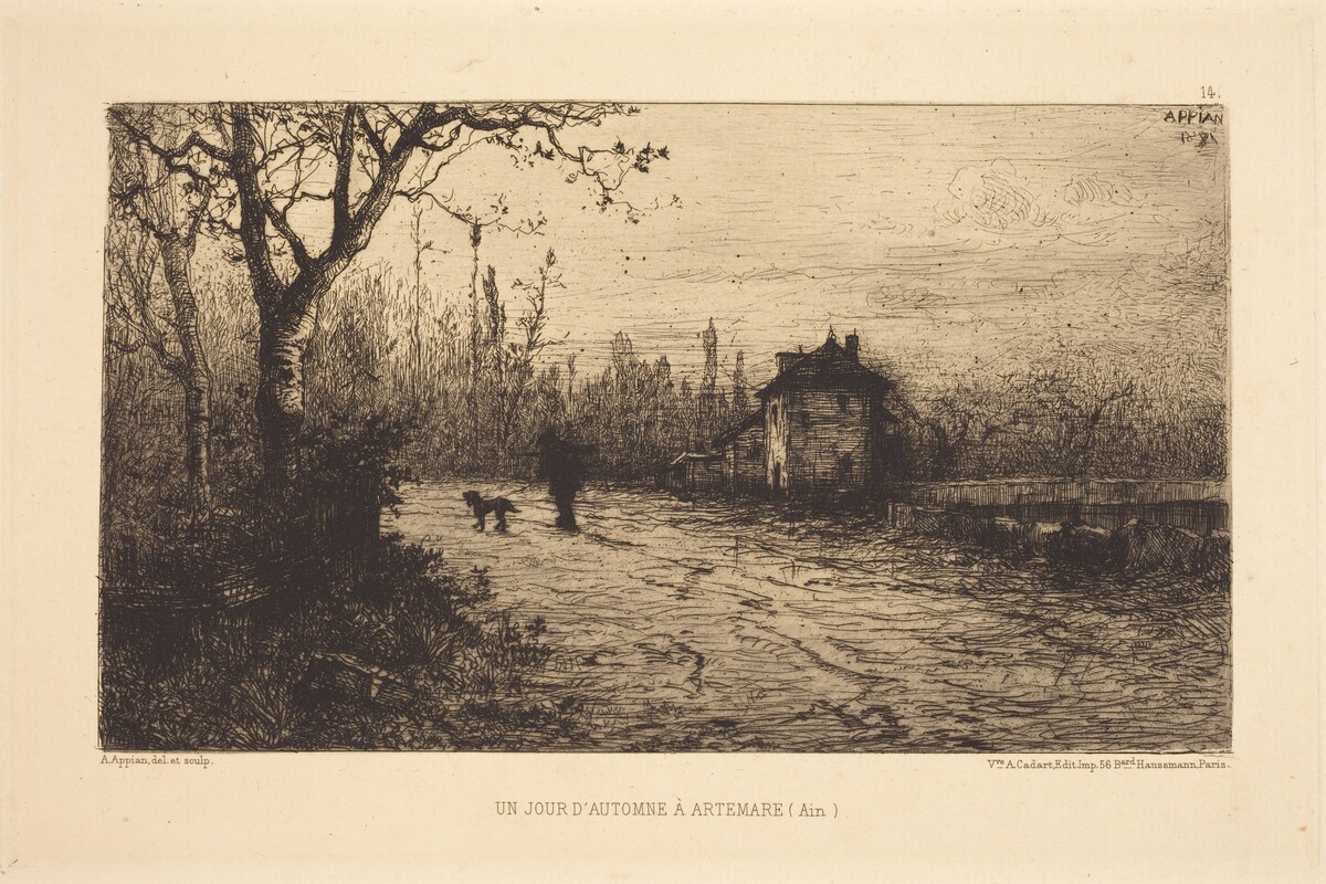 Un Jour d'automne a Artemare by Adolphe Appian