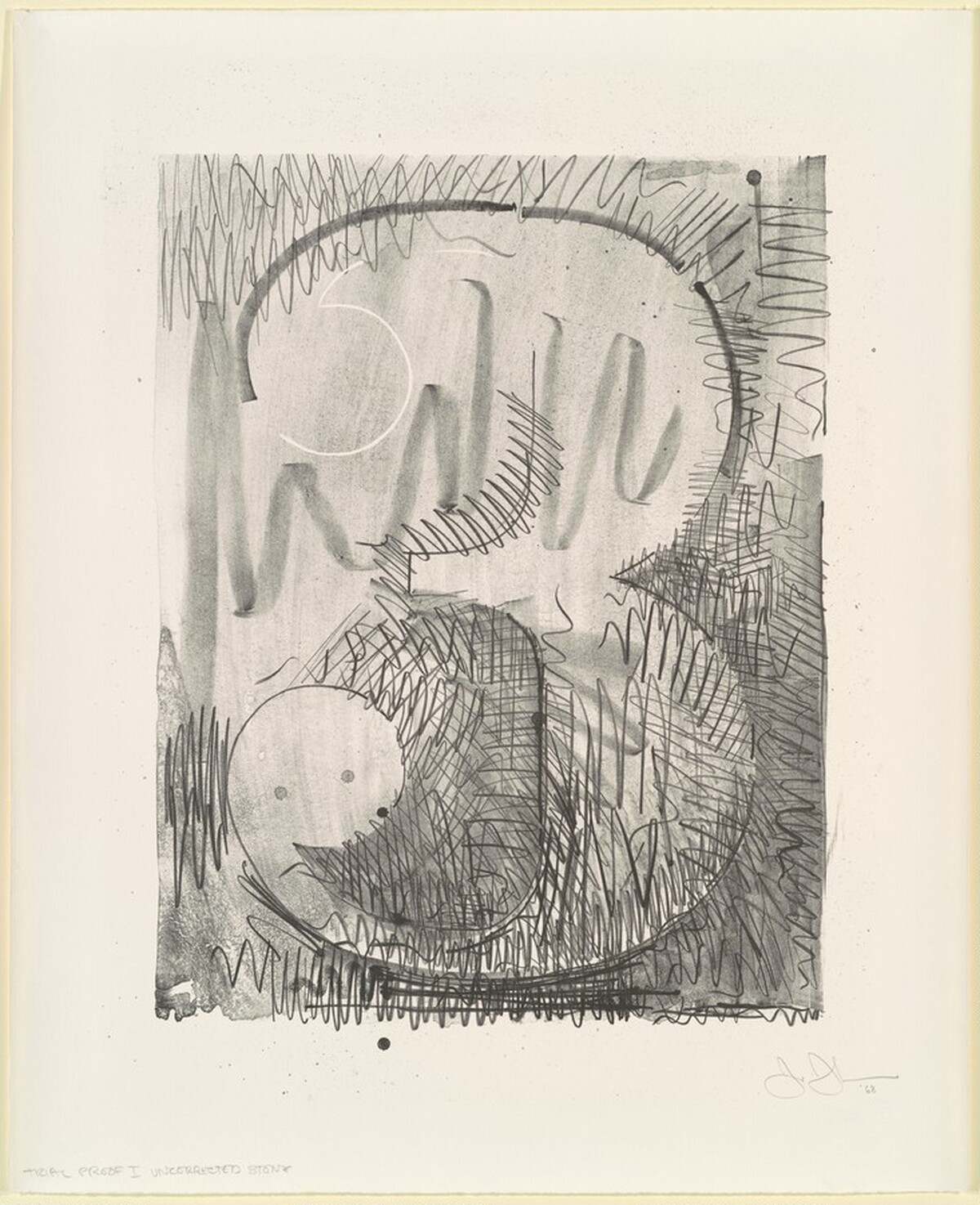 Figure 3 [trial proof] by Jasper Johns