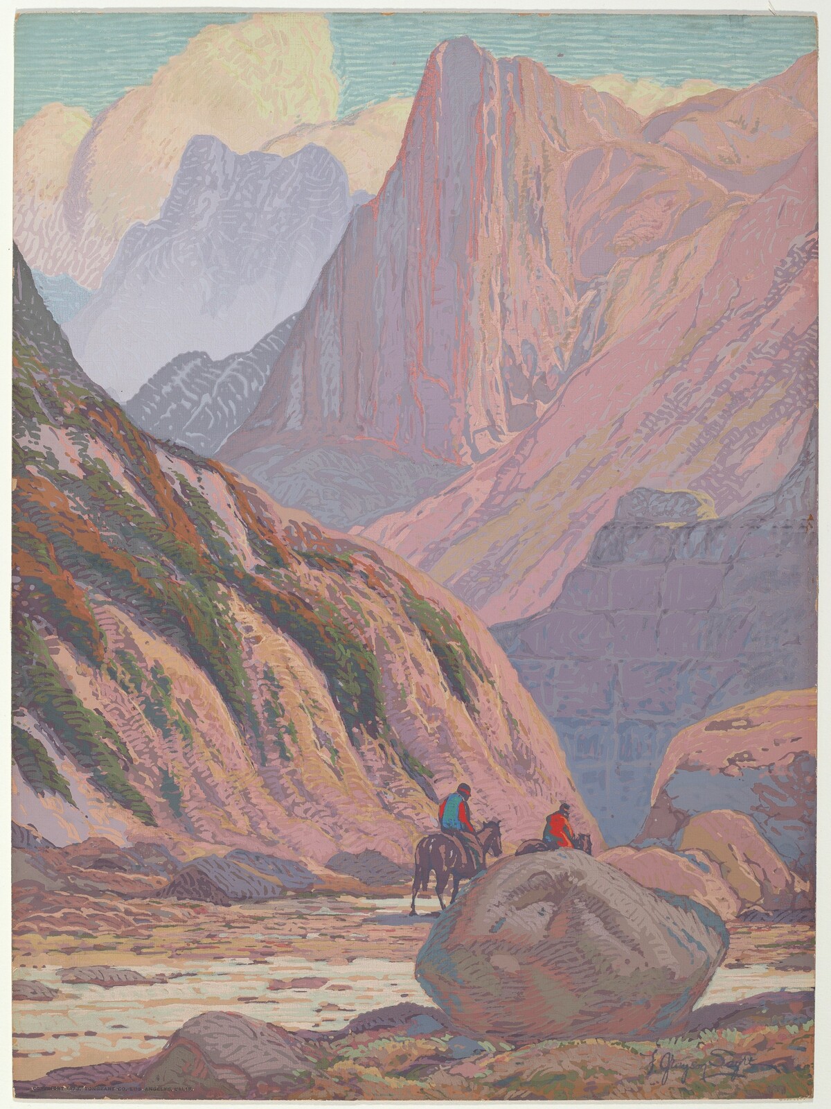 The Canyon Gateway, Arizona by Fred Grayson Sayre