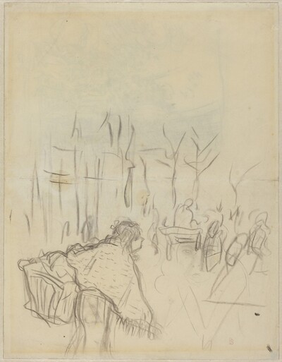 Study for "La blanchisseuse" (The Little Laundry Maid)