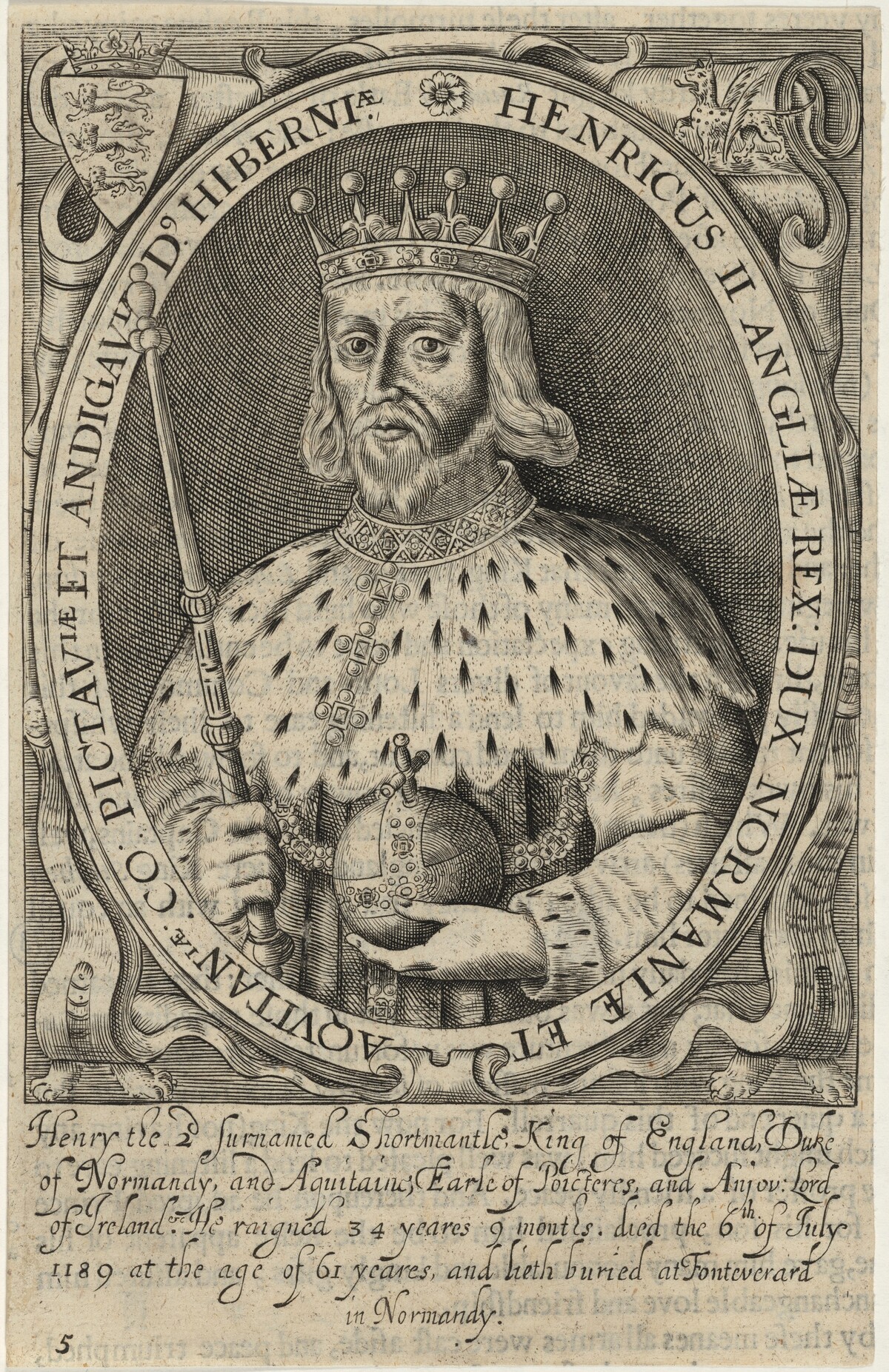 King Henry II by Renold Elstrack