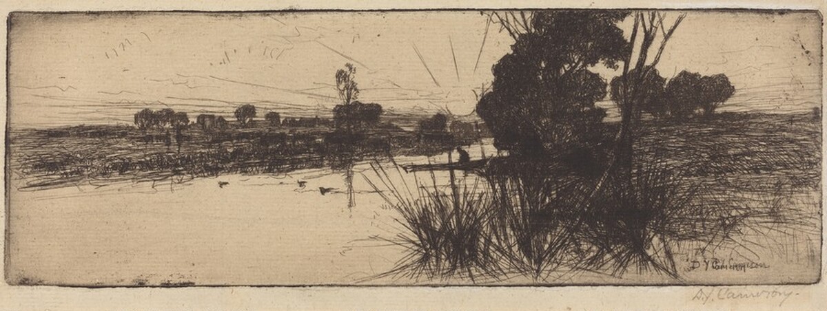 Evening by David Young Cameron
