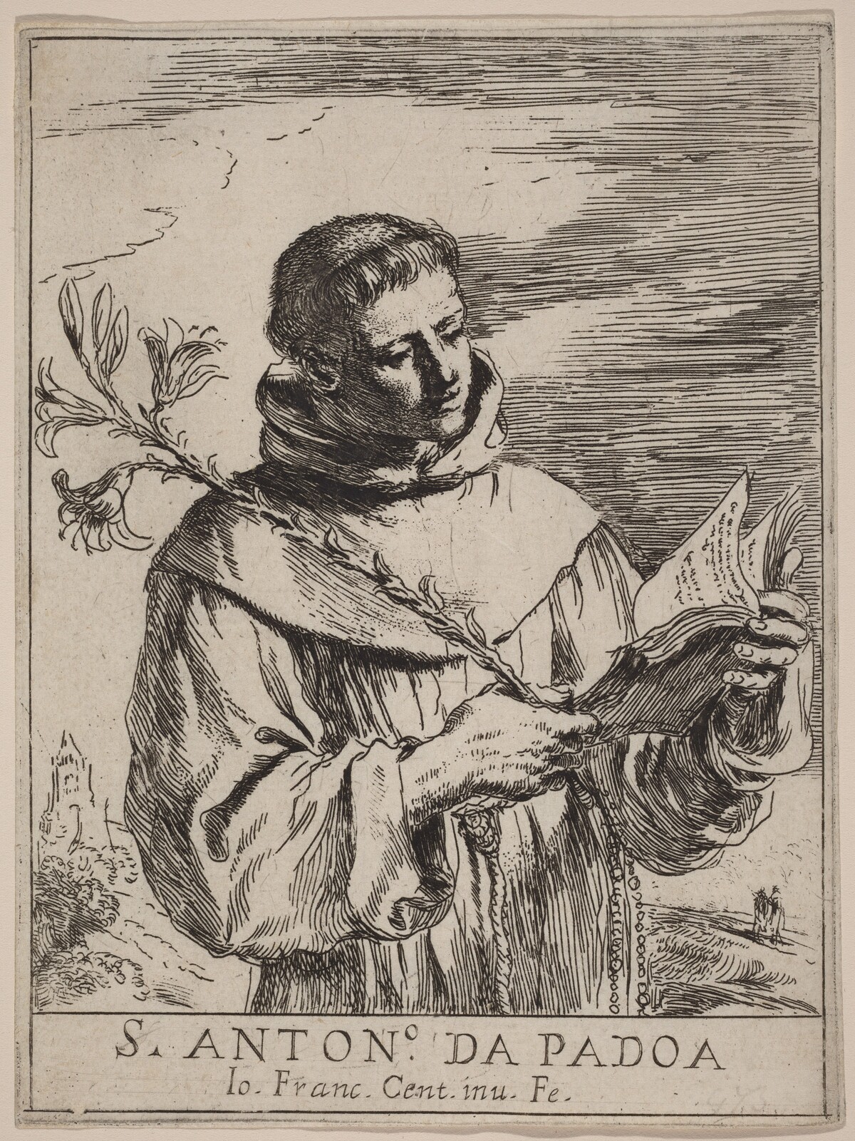 Saint Anthony of Padua by Giovanni Francesco Barbieri, called Guercino