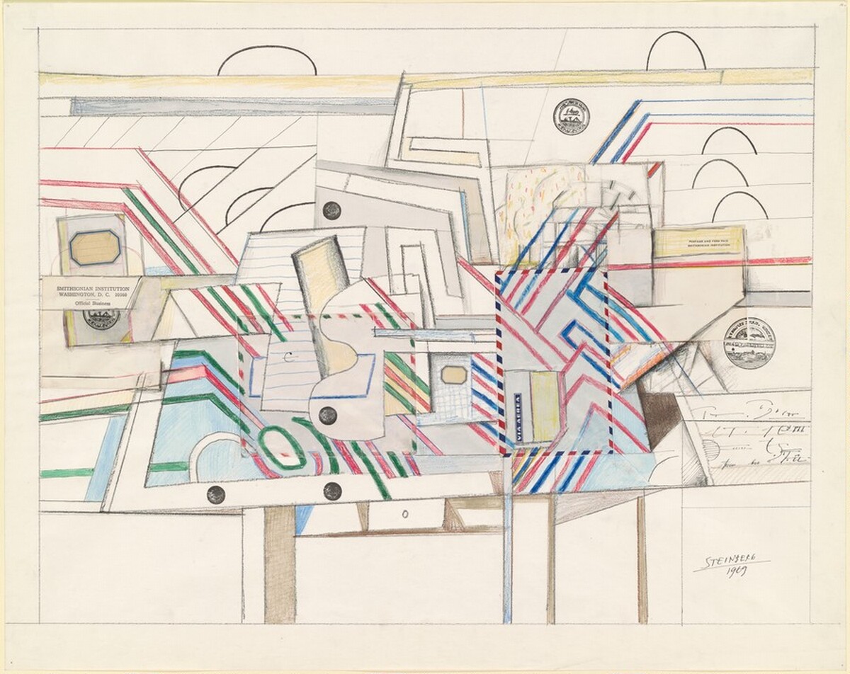 Via Aerea by Saul Steinberg