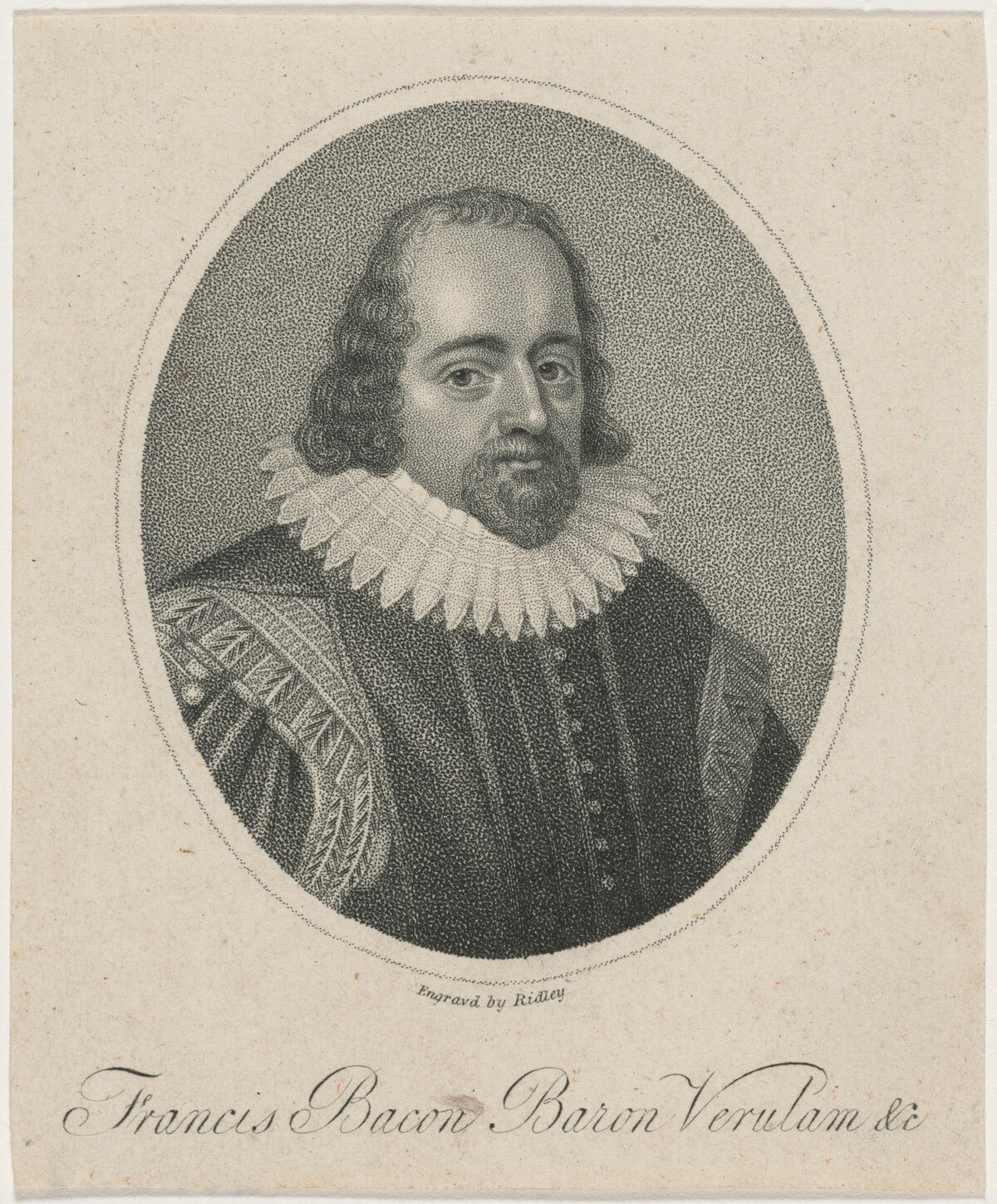 Francis Bacon, Baron Verulam by William Ridley