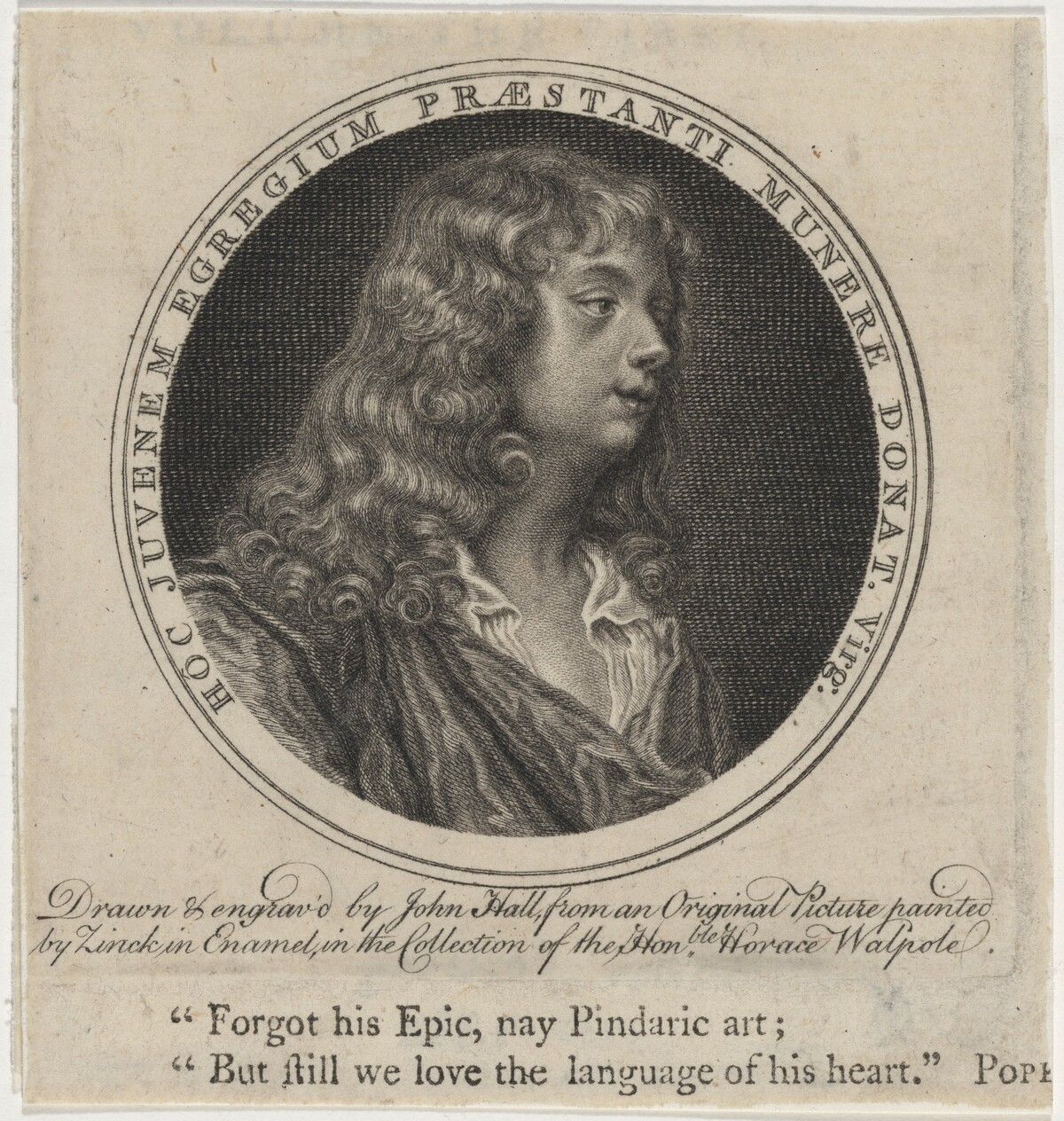 Abraham Cowley by John Hall