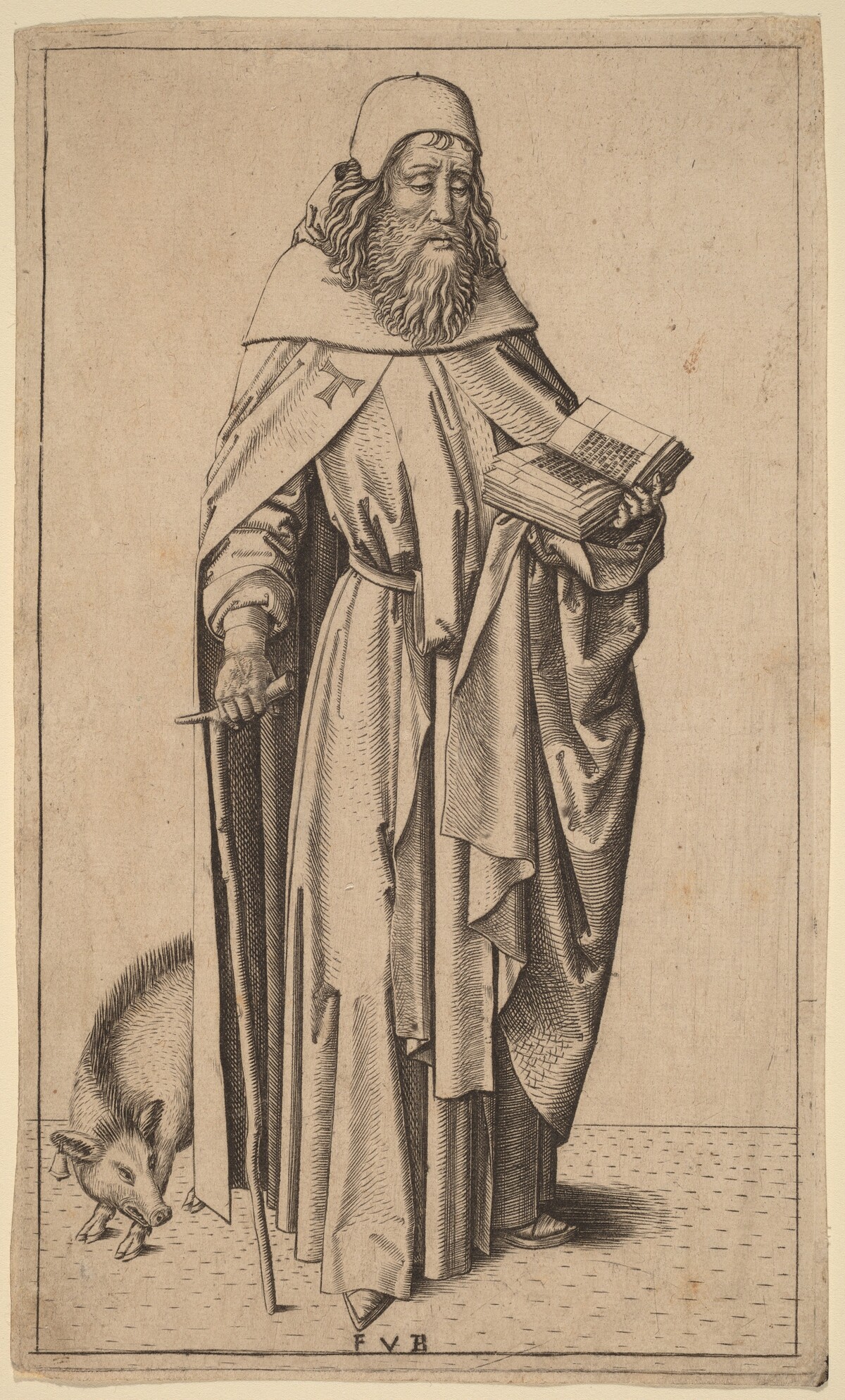 Saint Anthony by Master FVB