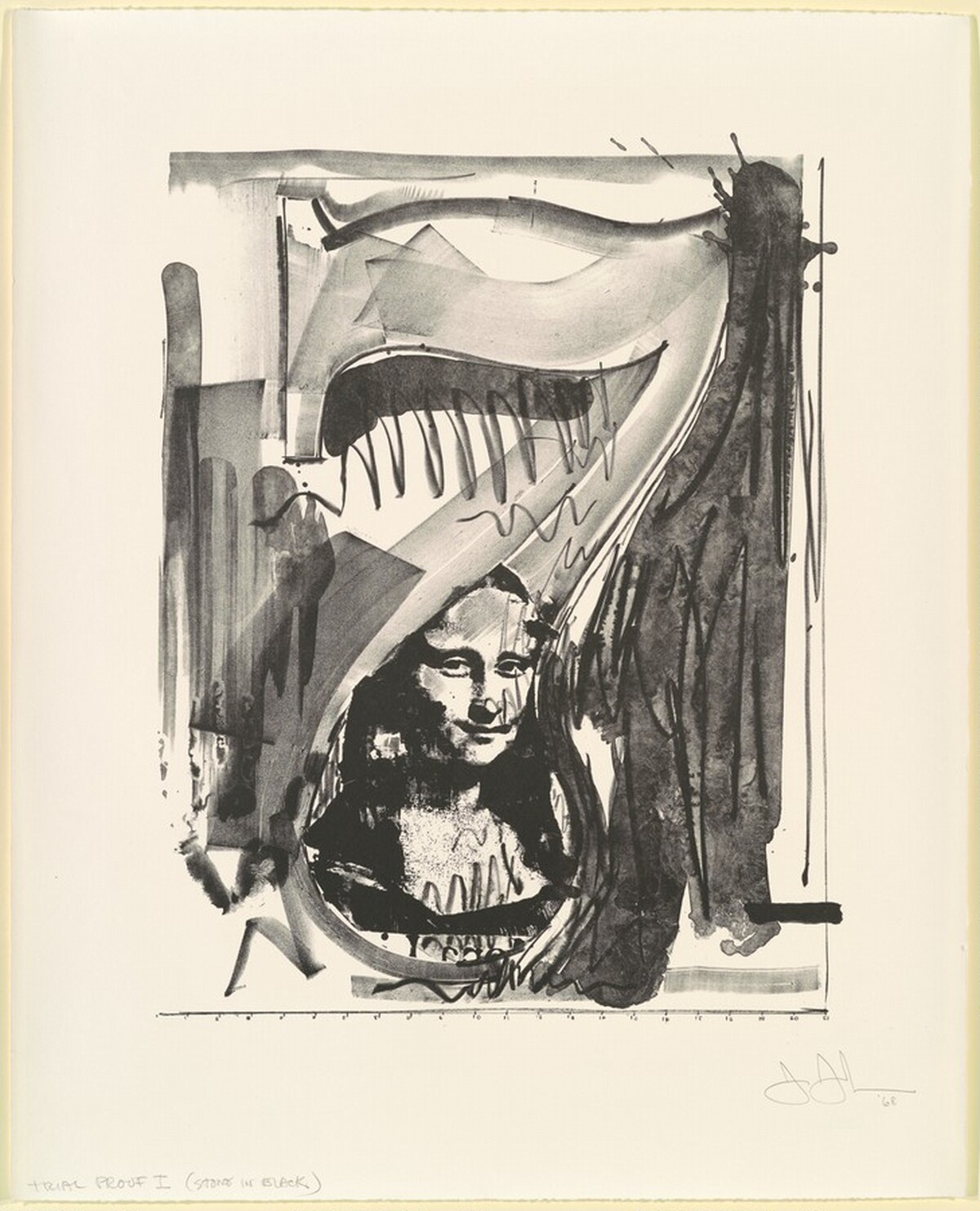 Figure 7 [trial proof] by Jasper Johns