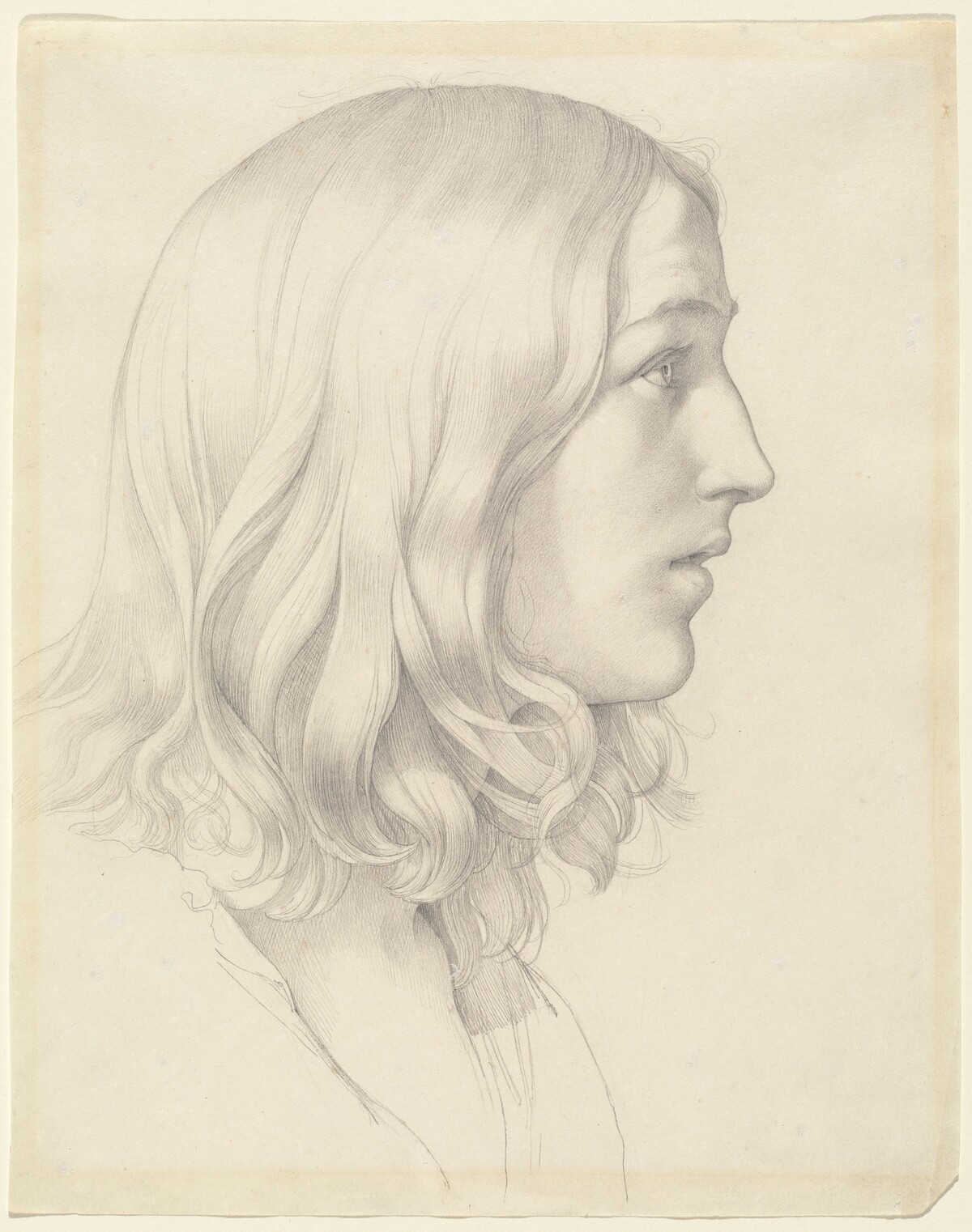Head of a Young Man by Gustav Heinrich Naeke