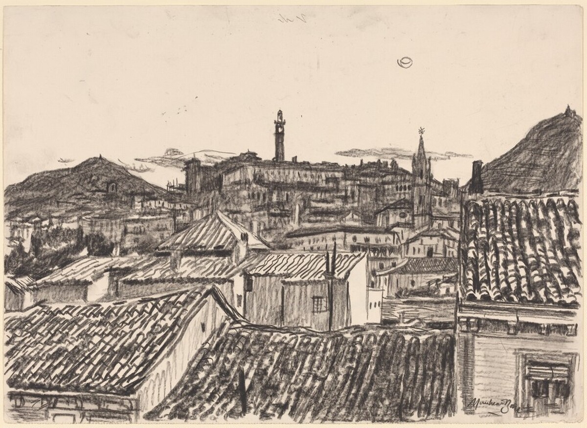 Dawn, Cuenca by Sir Muirhead Bone