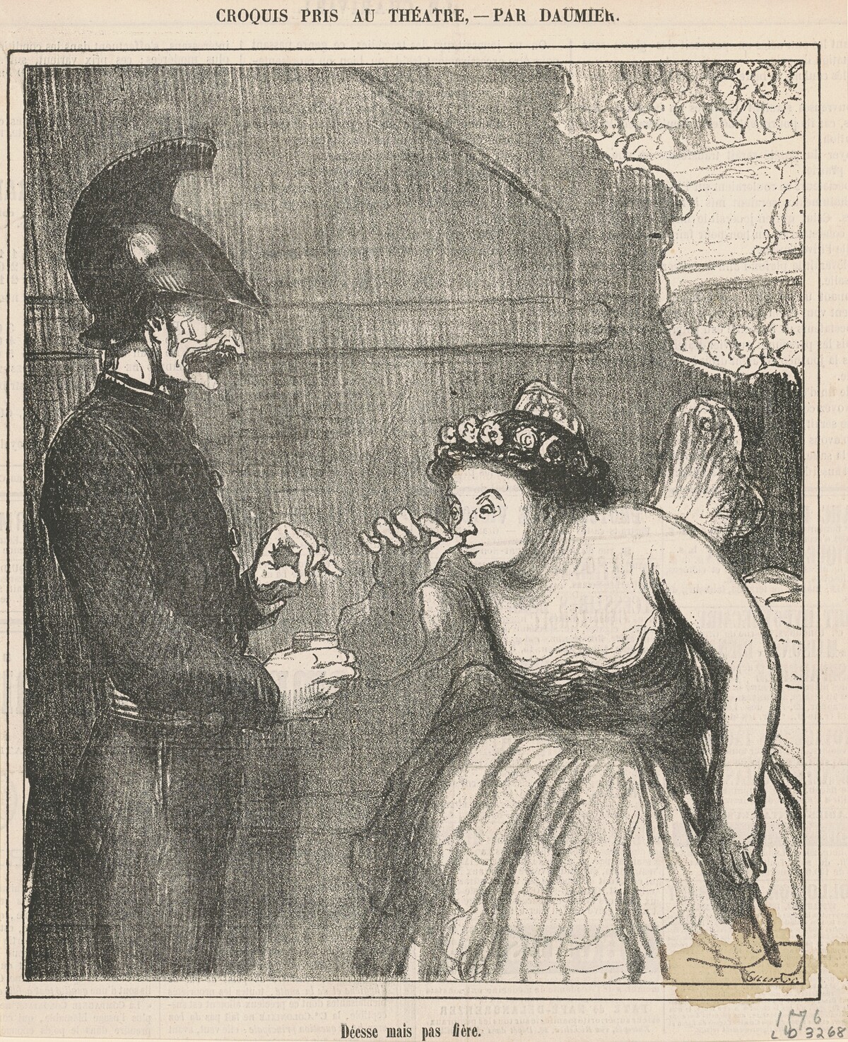 Déesse mais pas fière by Honoré Daumier