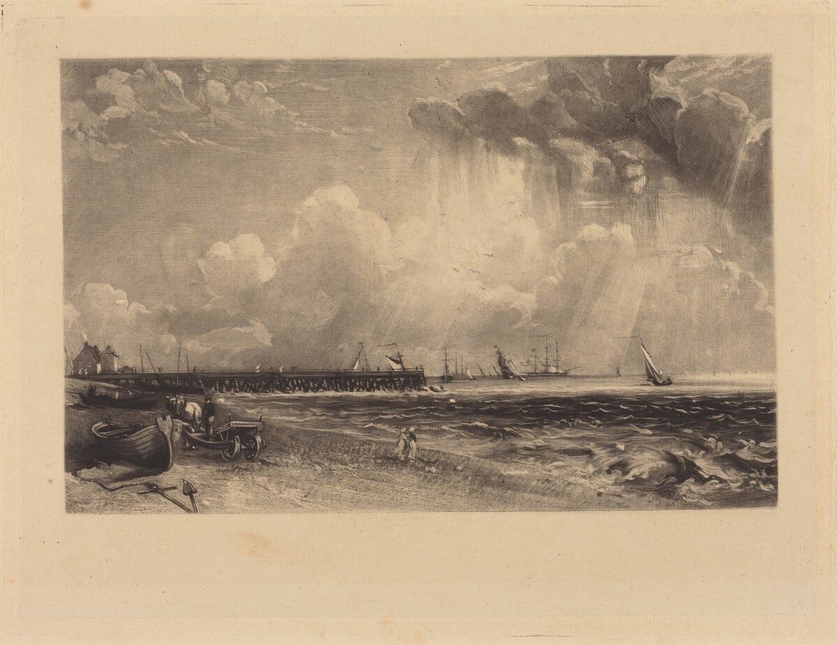 Yarmouth, Norfolk by David Lucas after John Constable