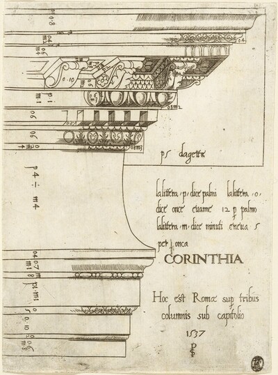Entablature from the Temple of Castor and Pollux, Rome