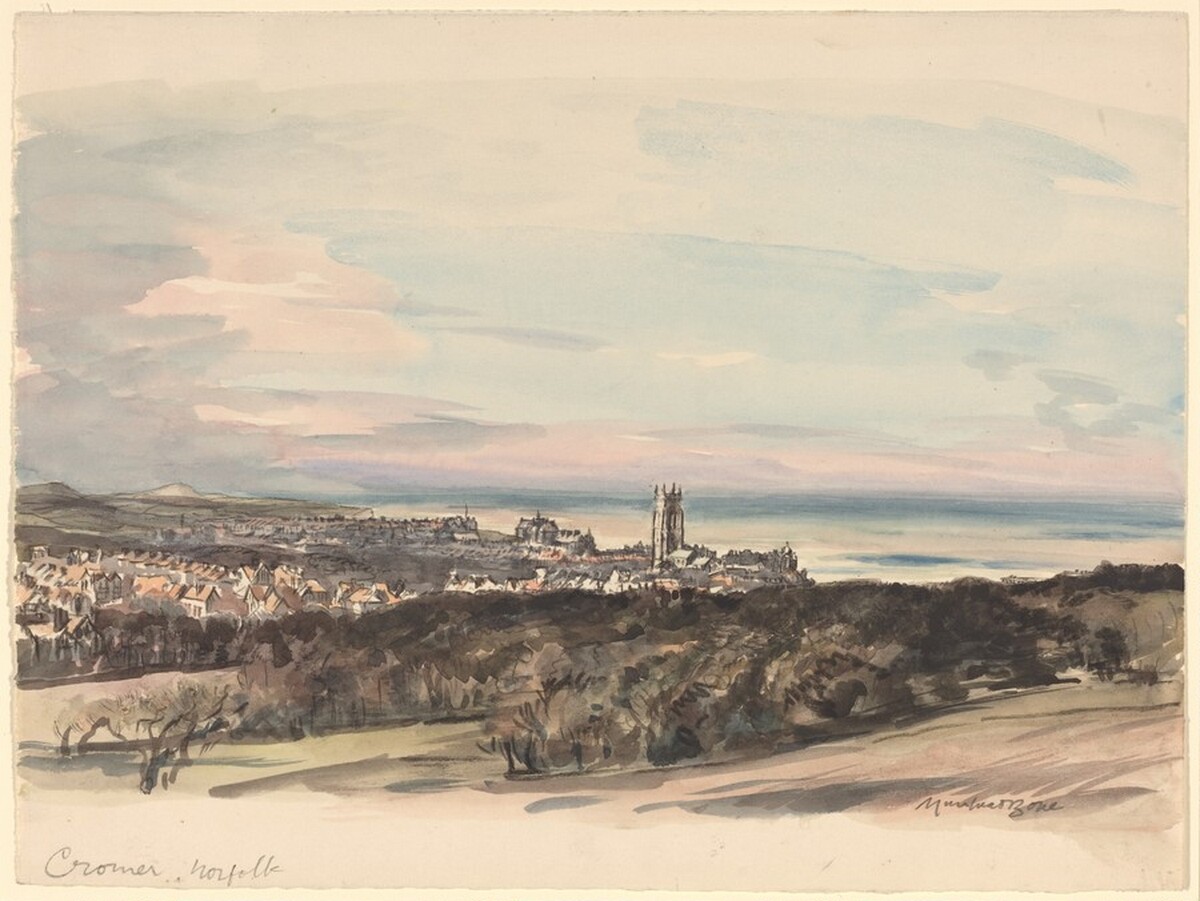 Cromer, Norfolk, England by Sir Muirhead Bone