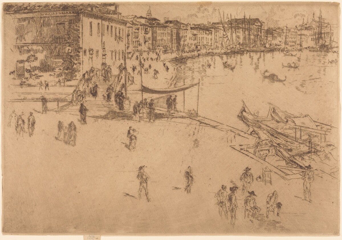 The Riva, No.II by James McNeill Whistler