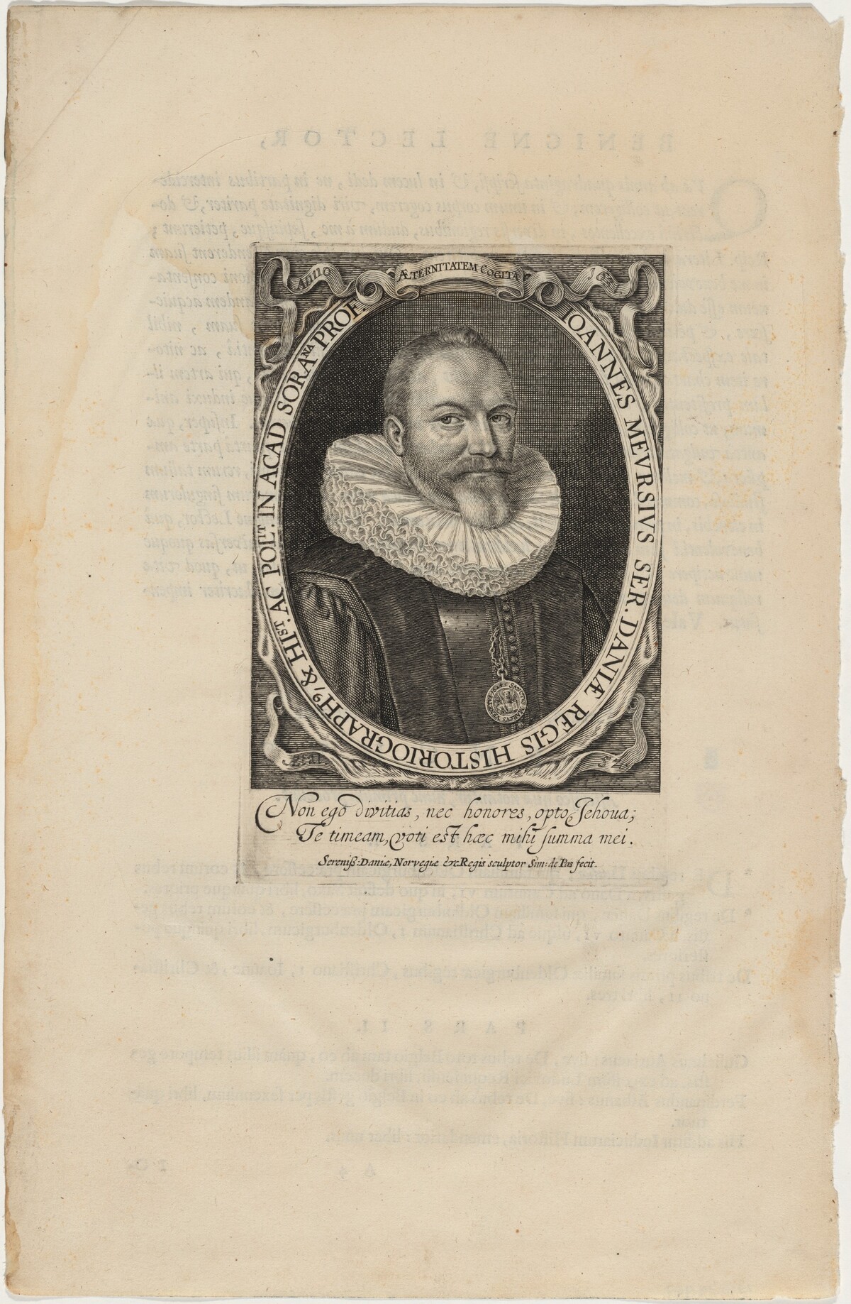 Johannes Meursius, Historian by Simon de Passe