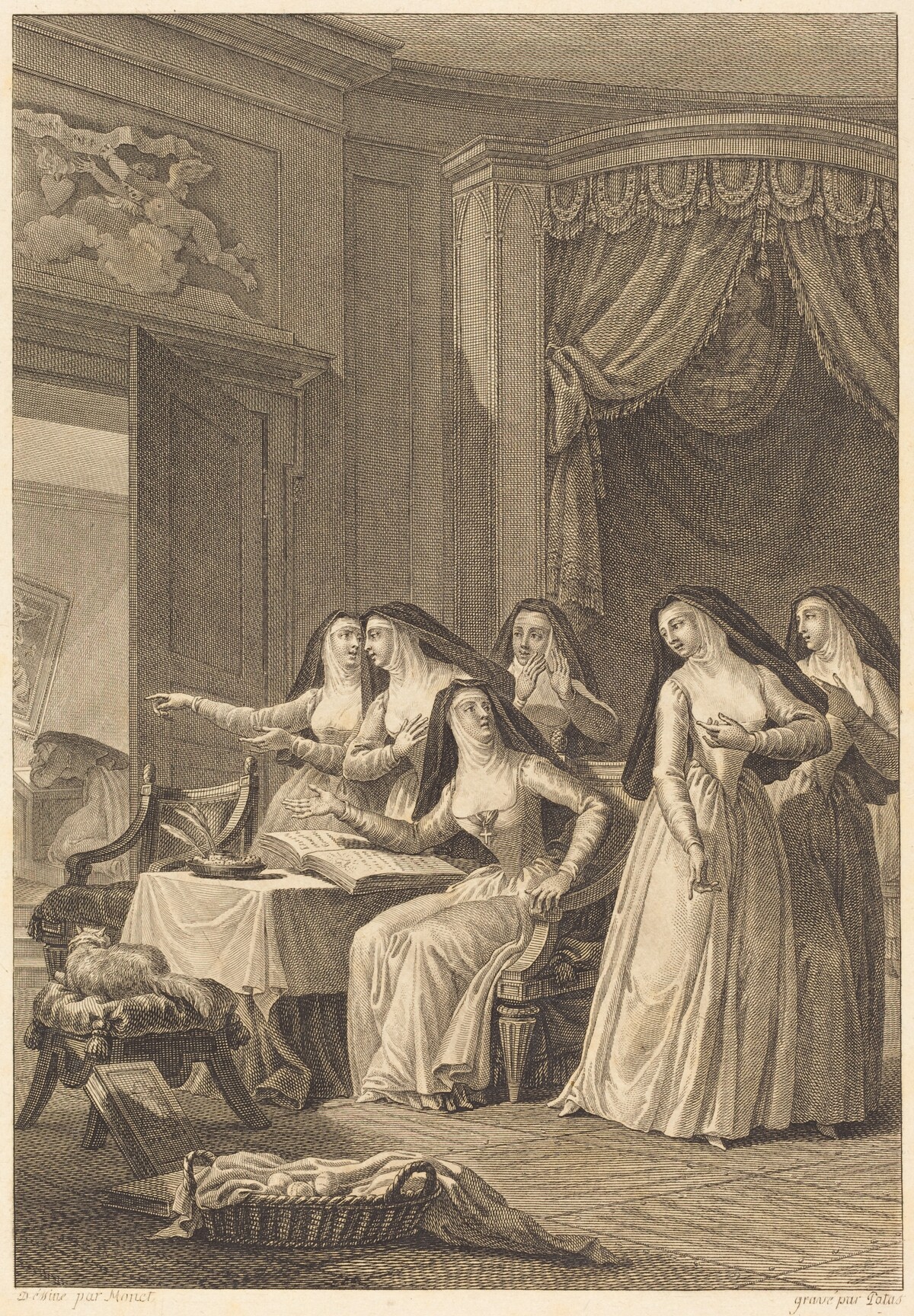Soeur Jeanne by Charles Emmanuel Patas after Charles Monnet