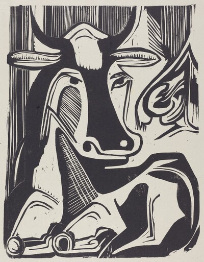 The Large Cow Lying Down (Grosse Liegende Kuh)