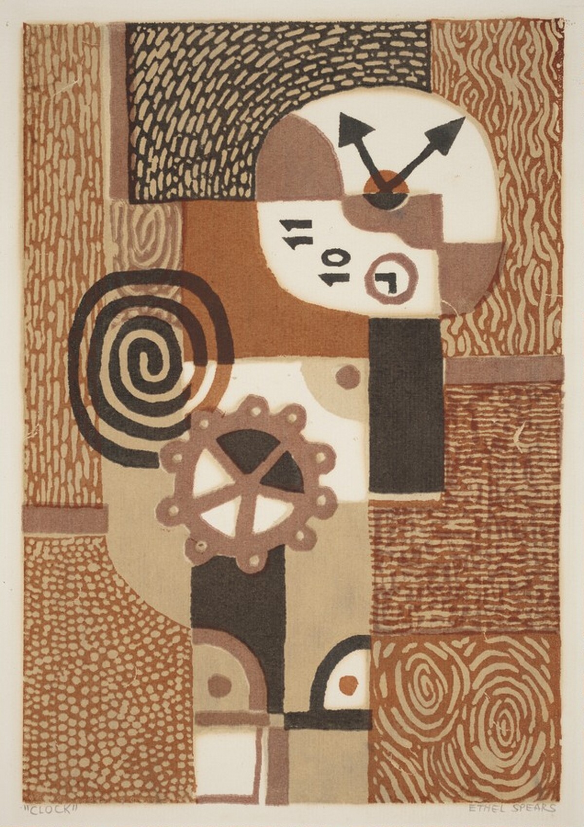Clock by Ethel Spears