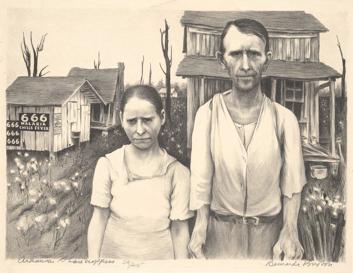 Arkansas Sharecroppers by Bernarda Bryson