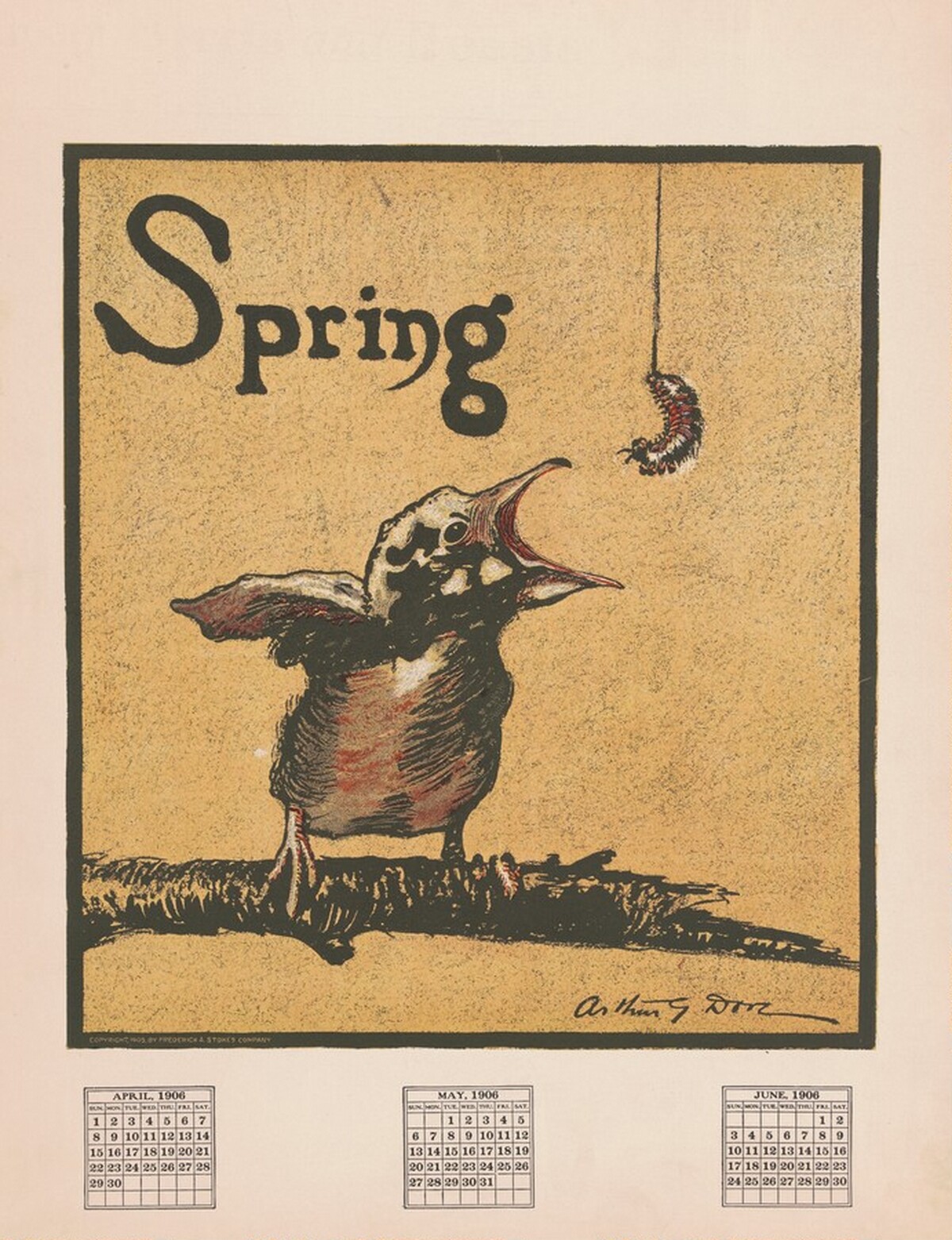 Calendar of Birds and Beasts: Spring by Arthur Dove