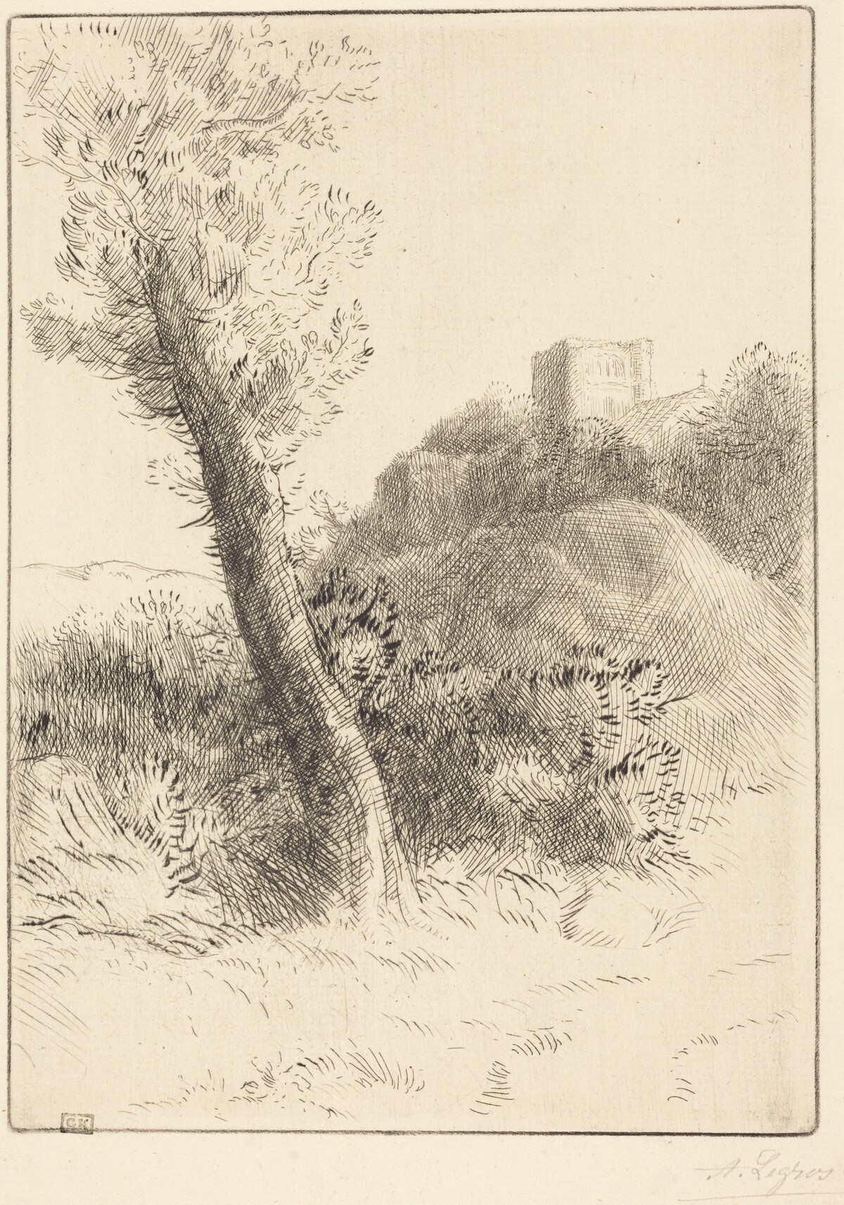 Landscape (Paysage) by Alphonse Legros