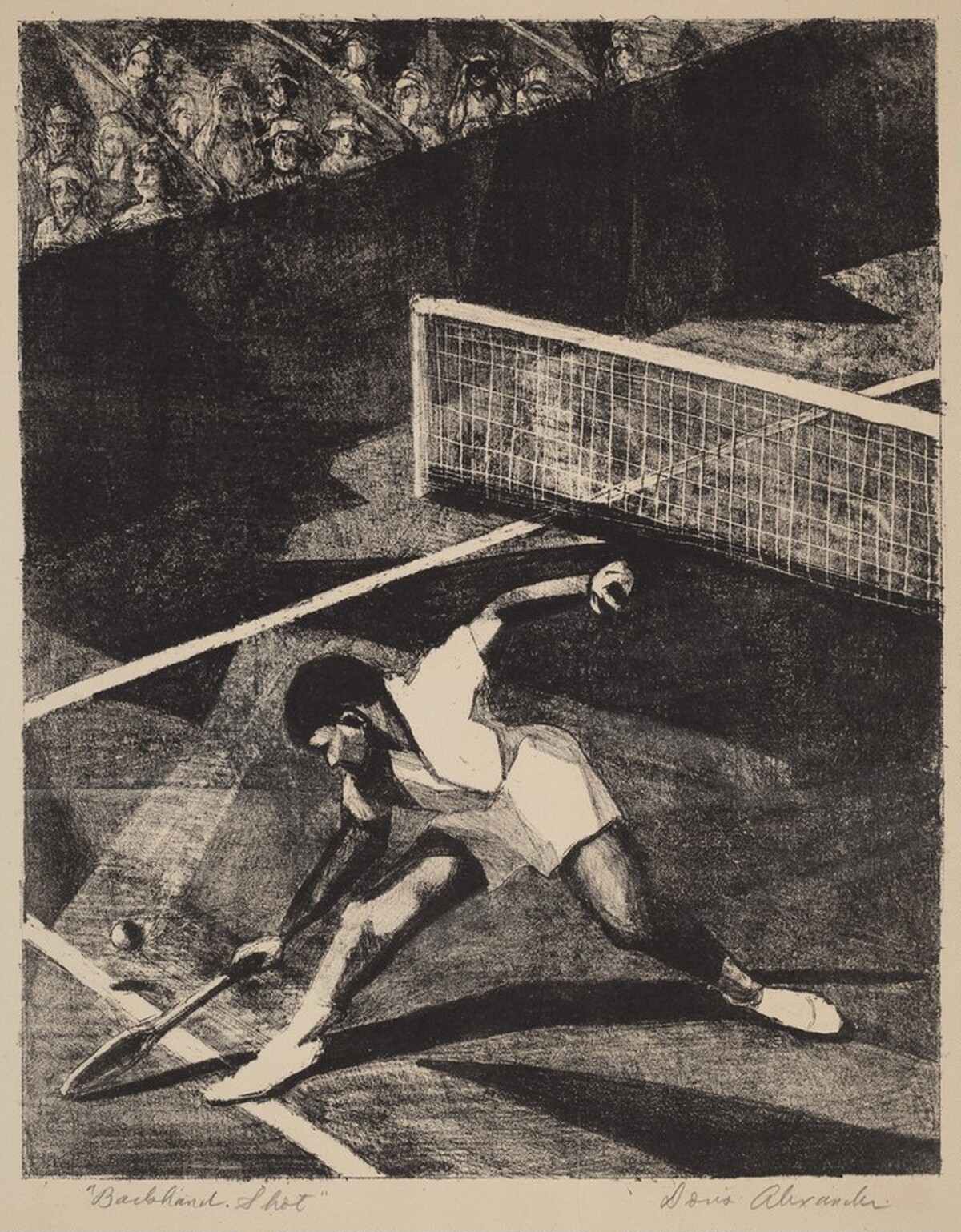 Back Hand Shot by Doris Alexander