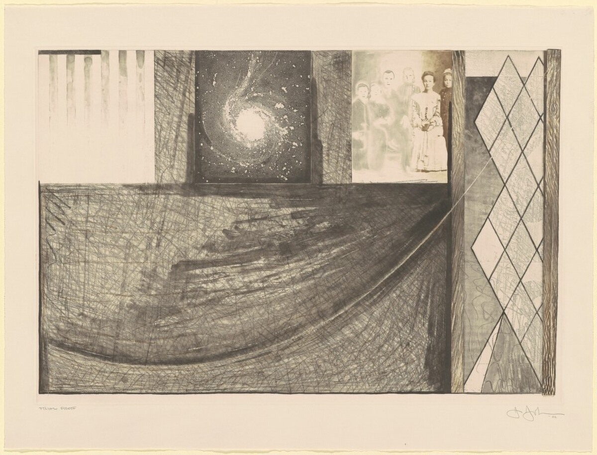 Untitled [trial proof] by Jasper Johns