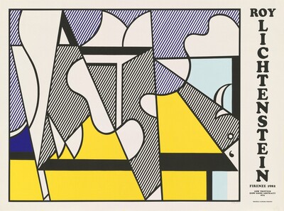 Cow Triptych (Cow Going Abstract) Poster (center panel)