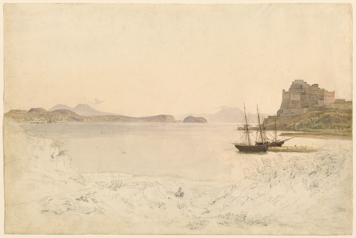 The Gulf of Pozzuoli by Johann Heinrich Schilbach