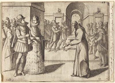 A Capucin bringing thanks of the King of Bavaria [recto]