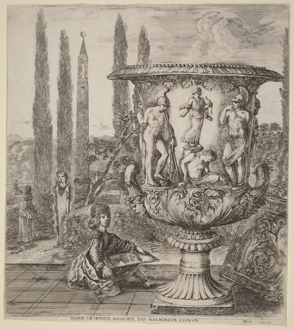 The Vase of the Medici by Stefano Della Bella