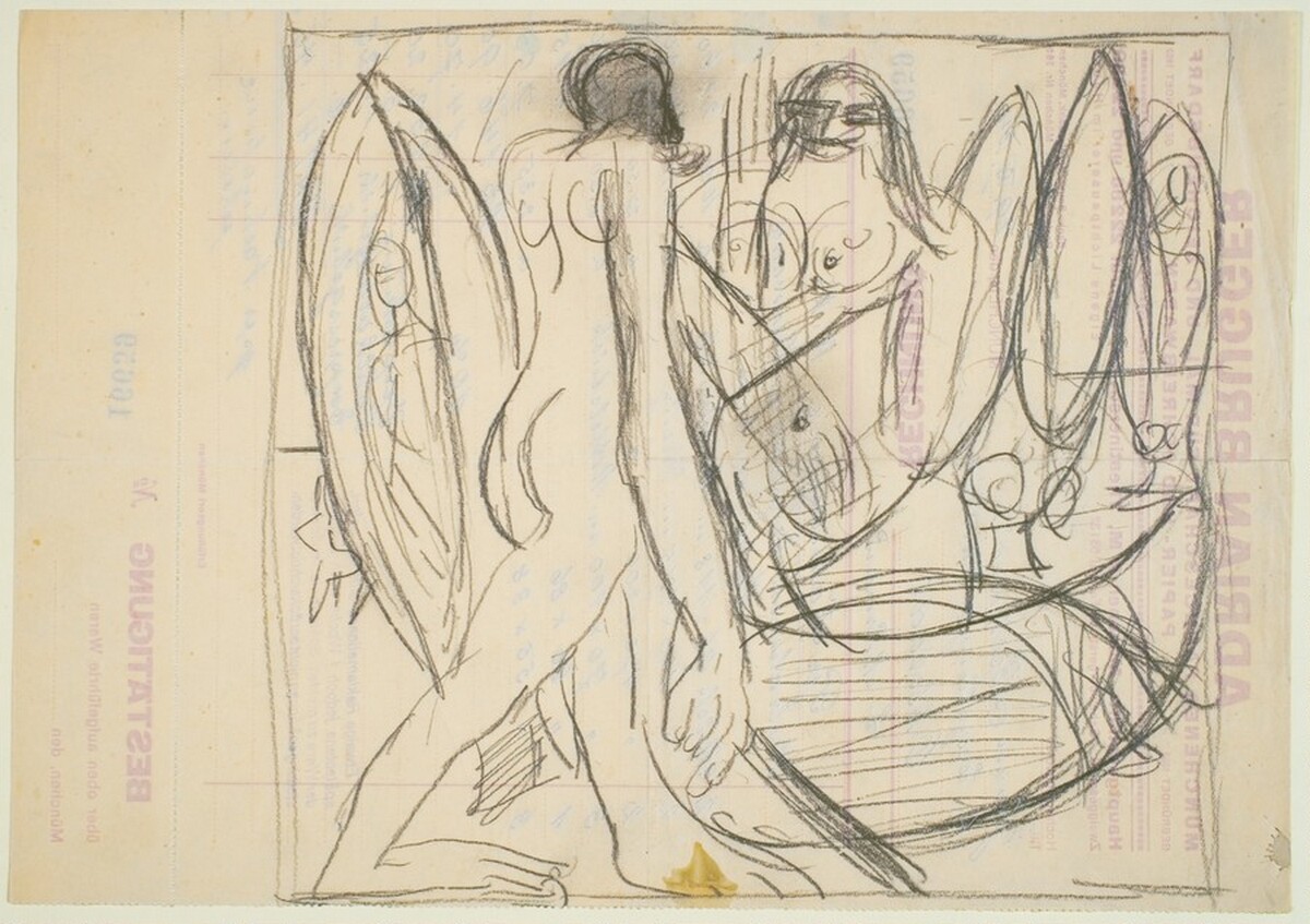 Nude Figures by Max Beckmann