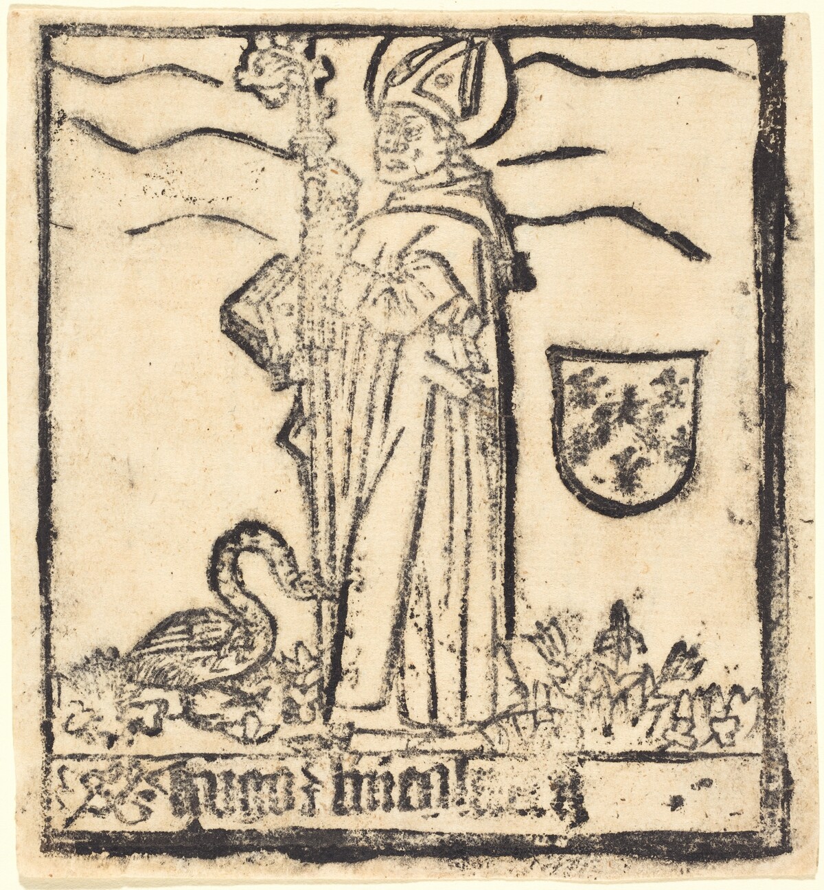 Saint Hugo of Lincoln (or Saint Hugo of Avalon) by German 15th Century
