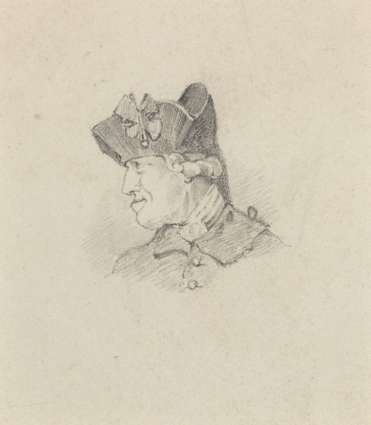 Head of a Man by Félix-Hilaire Buhot