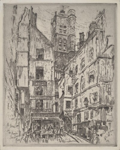 St. Gervais, Rue Grenier Sur L'Eau, Paris